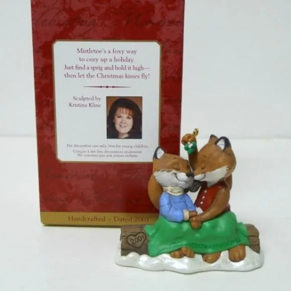 00s 2001 Our First Christmas Together Ornament By Hallmark