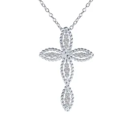 0.3 CTW Cross Necklace