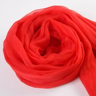 100% Natural Silk Long Georgette Scarf