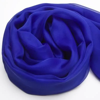 100% Natural Silk Long Georgette Scarf