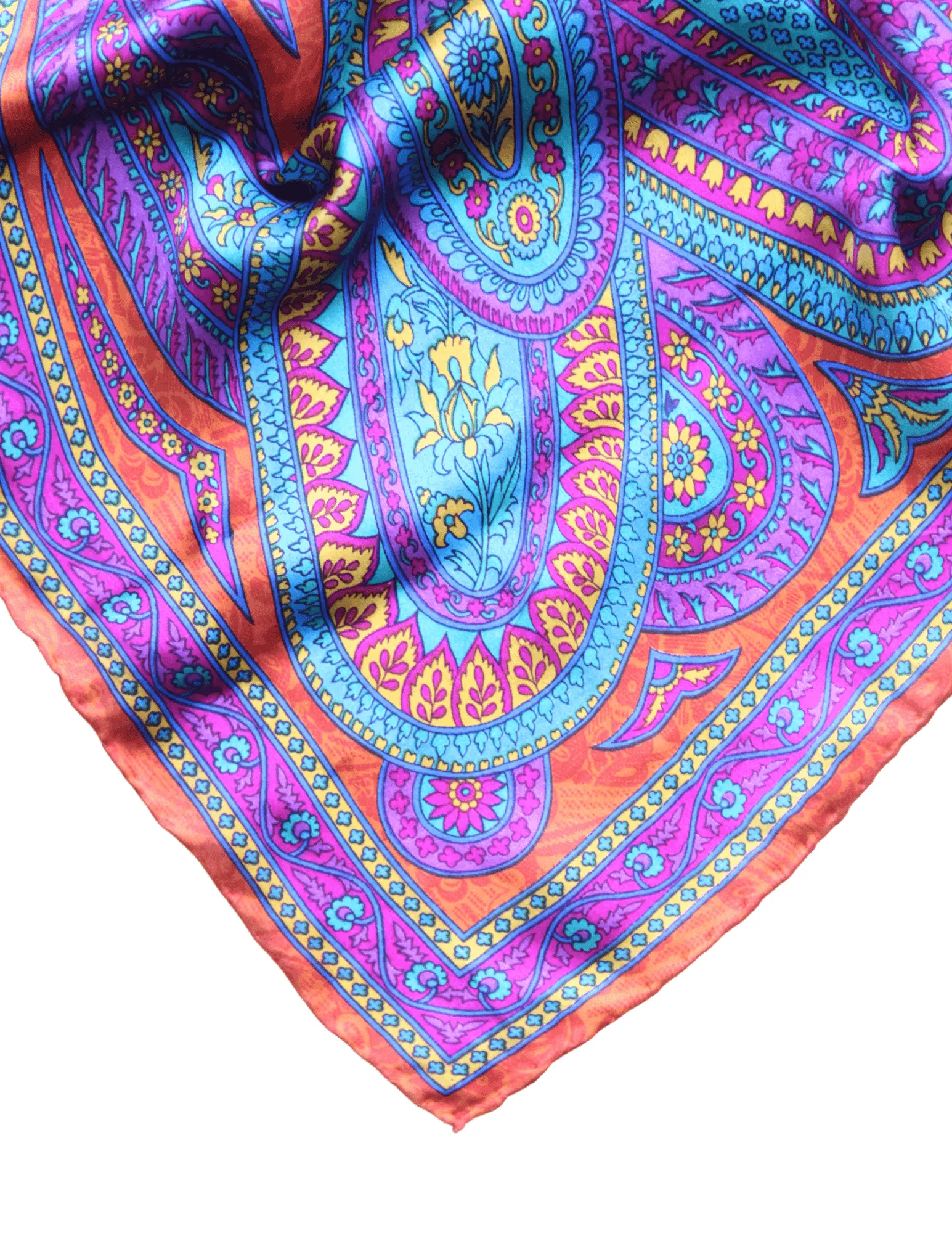 100% Silk Print Anu Scarf