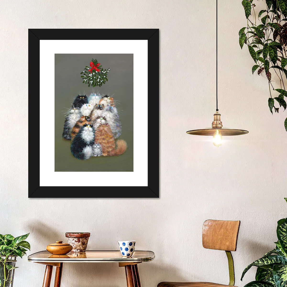 12 Cats Of Christmas Wall Art