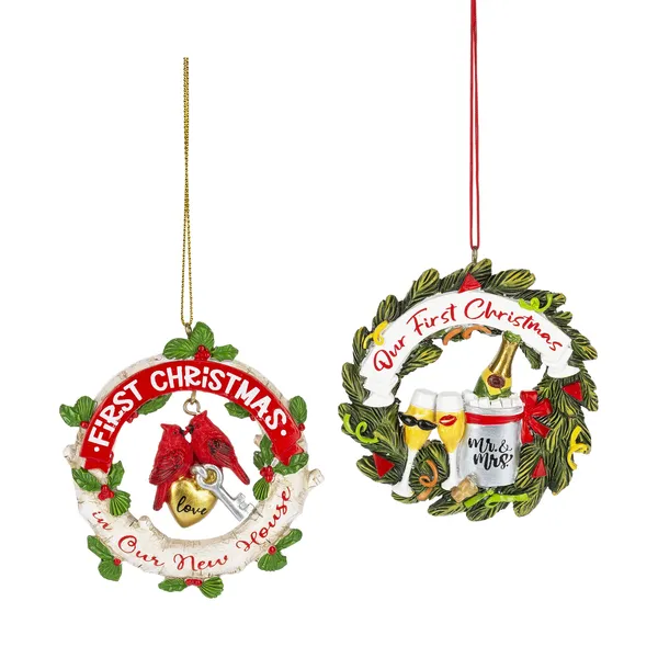 1st Christmas Together Ornament