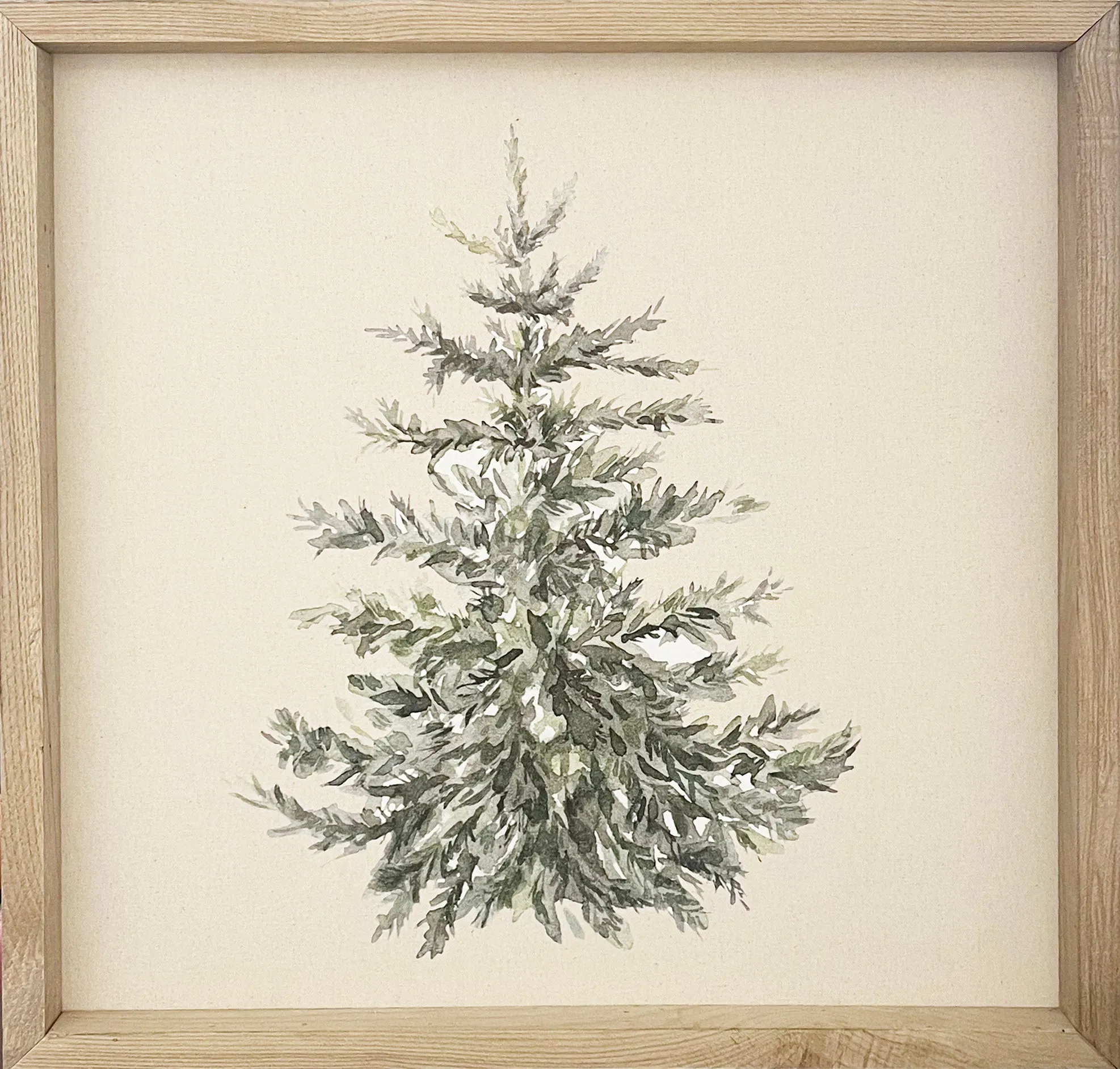 24x24 Textured Christmas Tree