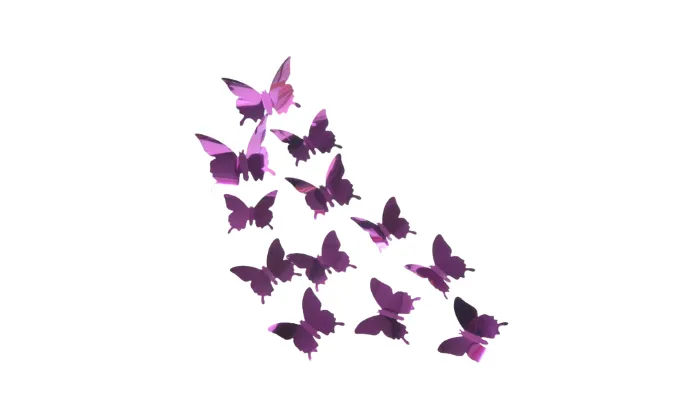 3D Mirror Butterfly Wall Stickers