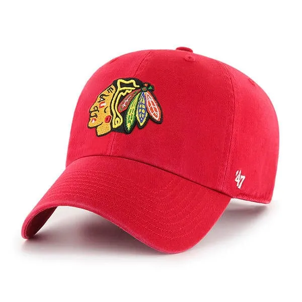 47 Brand NHL Alternate Clean Up Adjustable Hat - Chicago Blackhawks