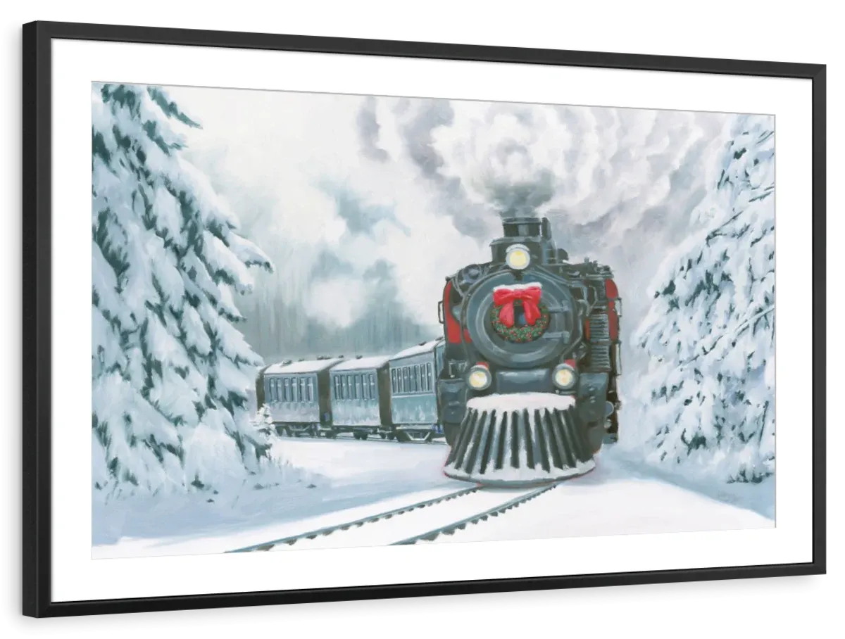 A Christmas Train Wall Art