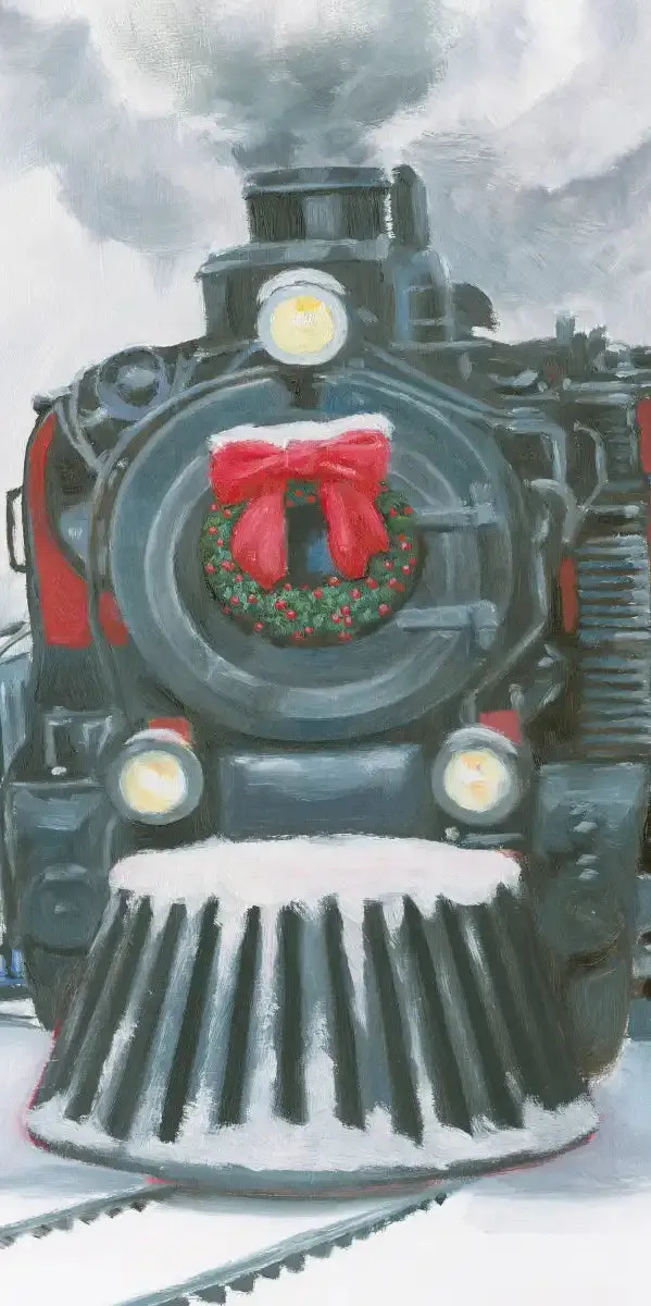 A Christmas Train Wall Art