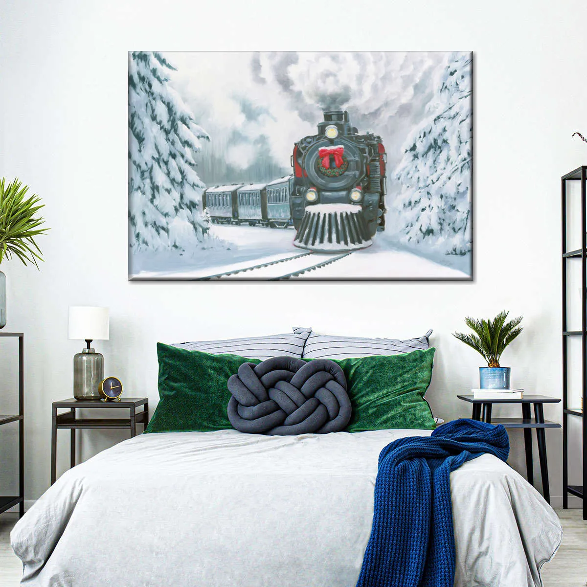 A Christmas Train Wall Art