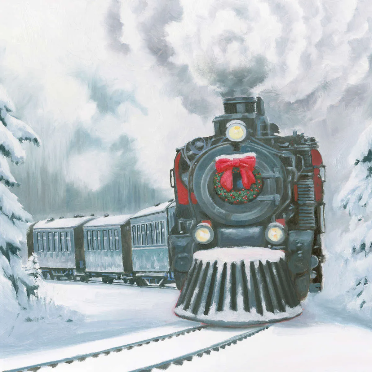 A Christmas Train Wall Art