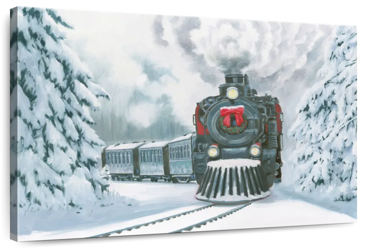 A Christmas Train Wall Art