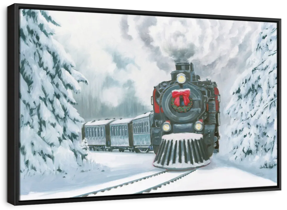 A Christmas Train Wall Art