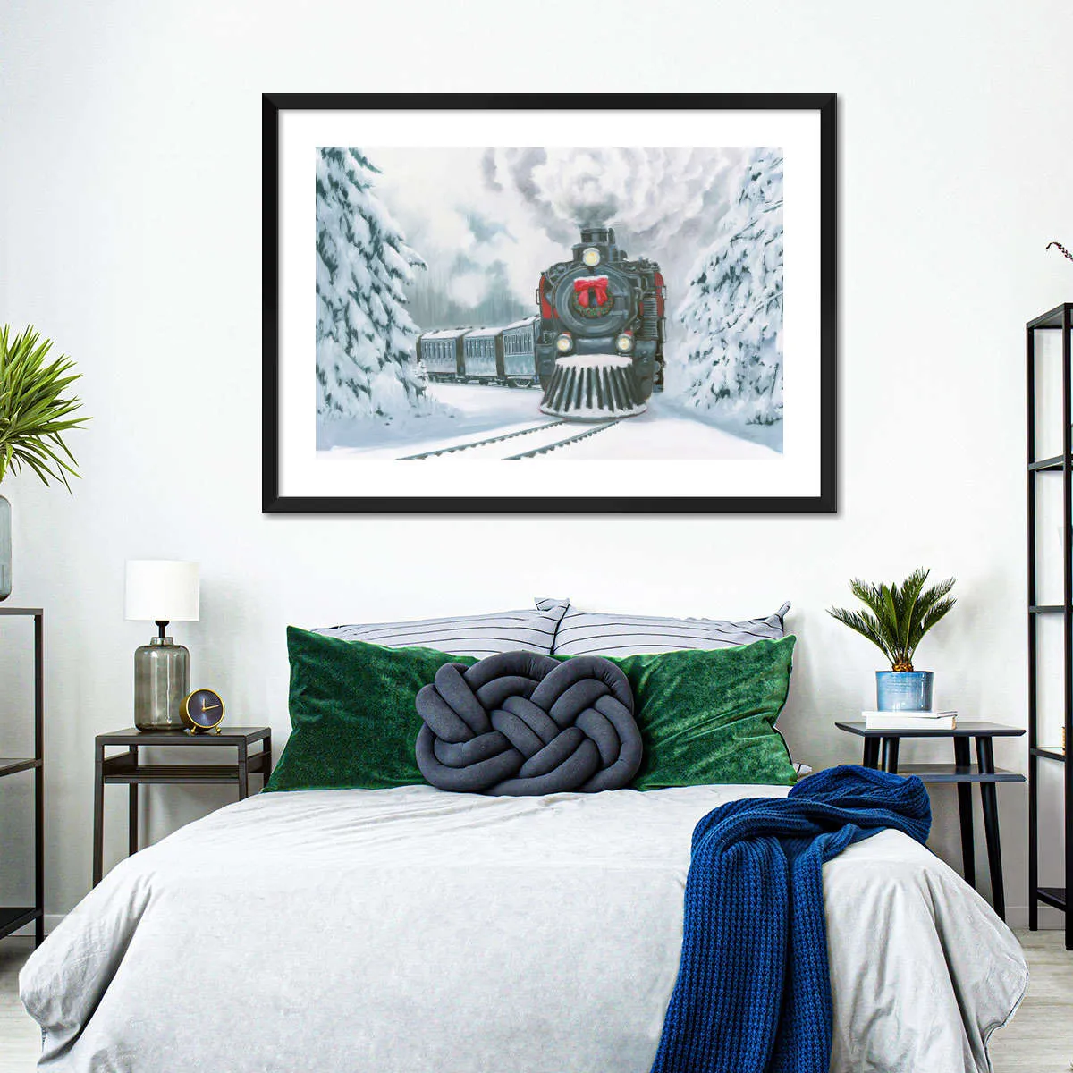 A Christmas Train Wall Art