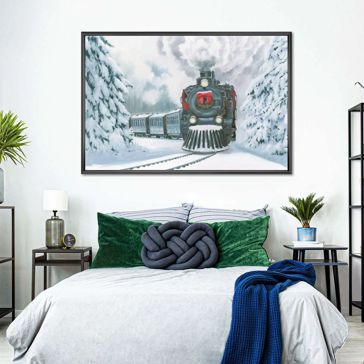 A Christmas Train Wall Art