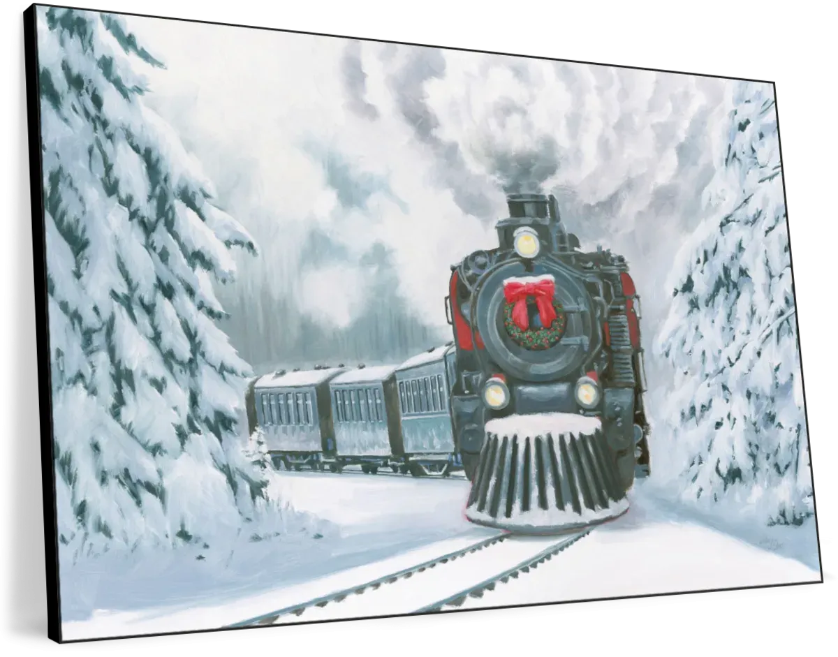 A Christmas Train Wall Art