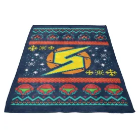 A Metroid Christmas - Fleece Blanket