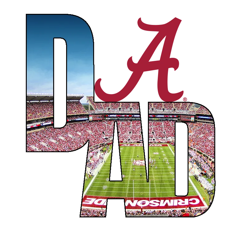 Alabama Crimson Tide - Alabama Dad Bag Tag