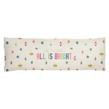 All is Bright Lumbar Pillow