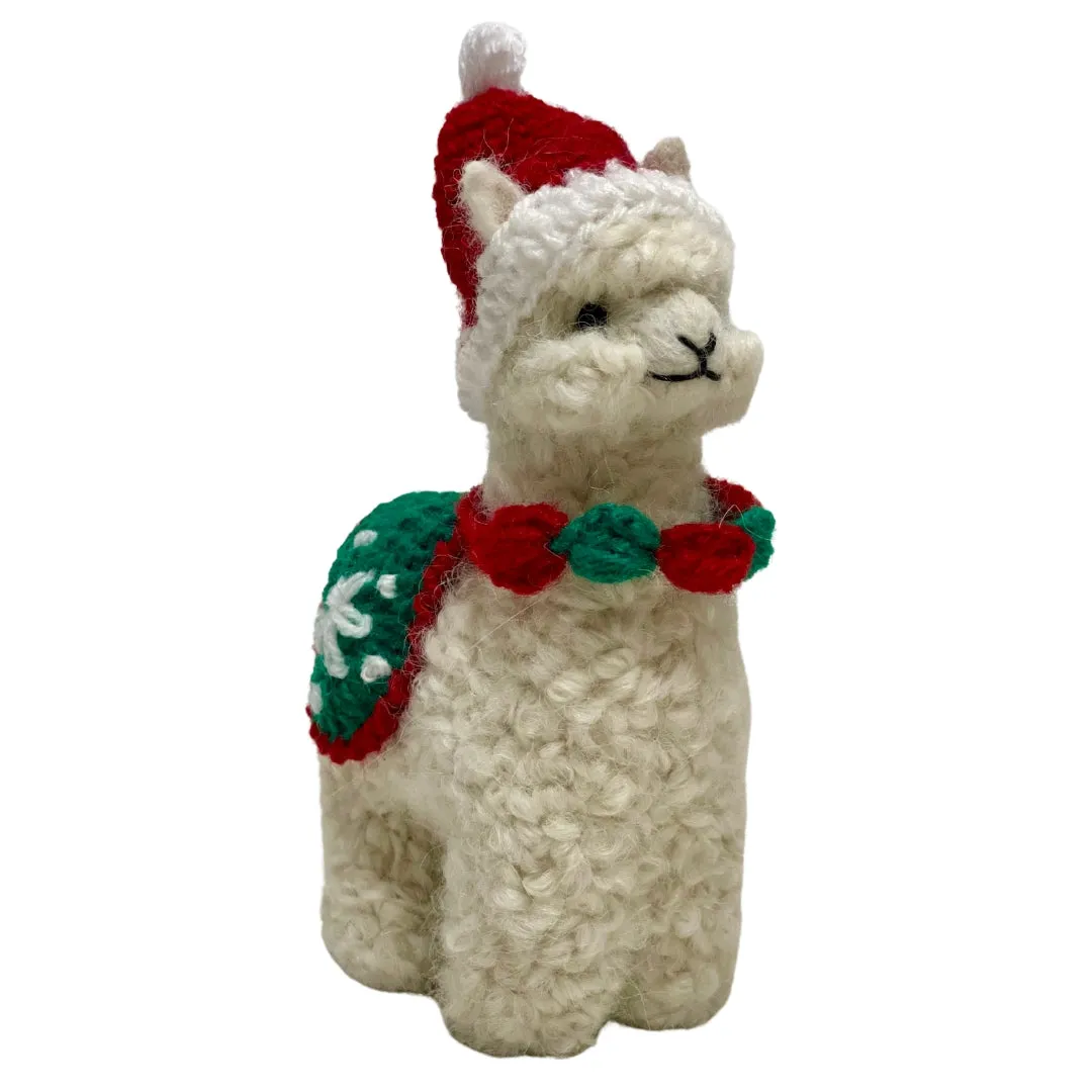 Alpaca with Necklace Ornament