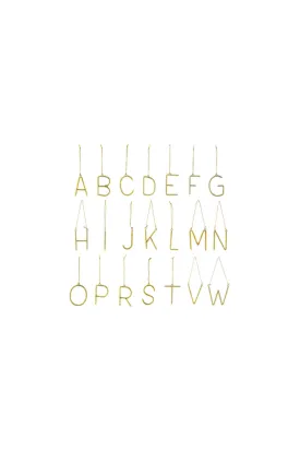 Alphabet Ornament