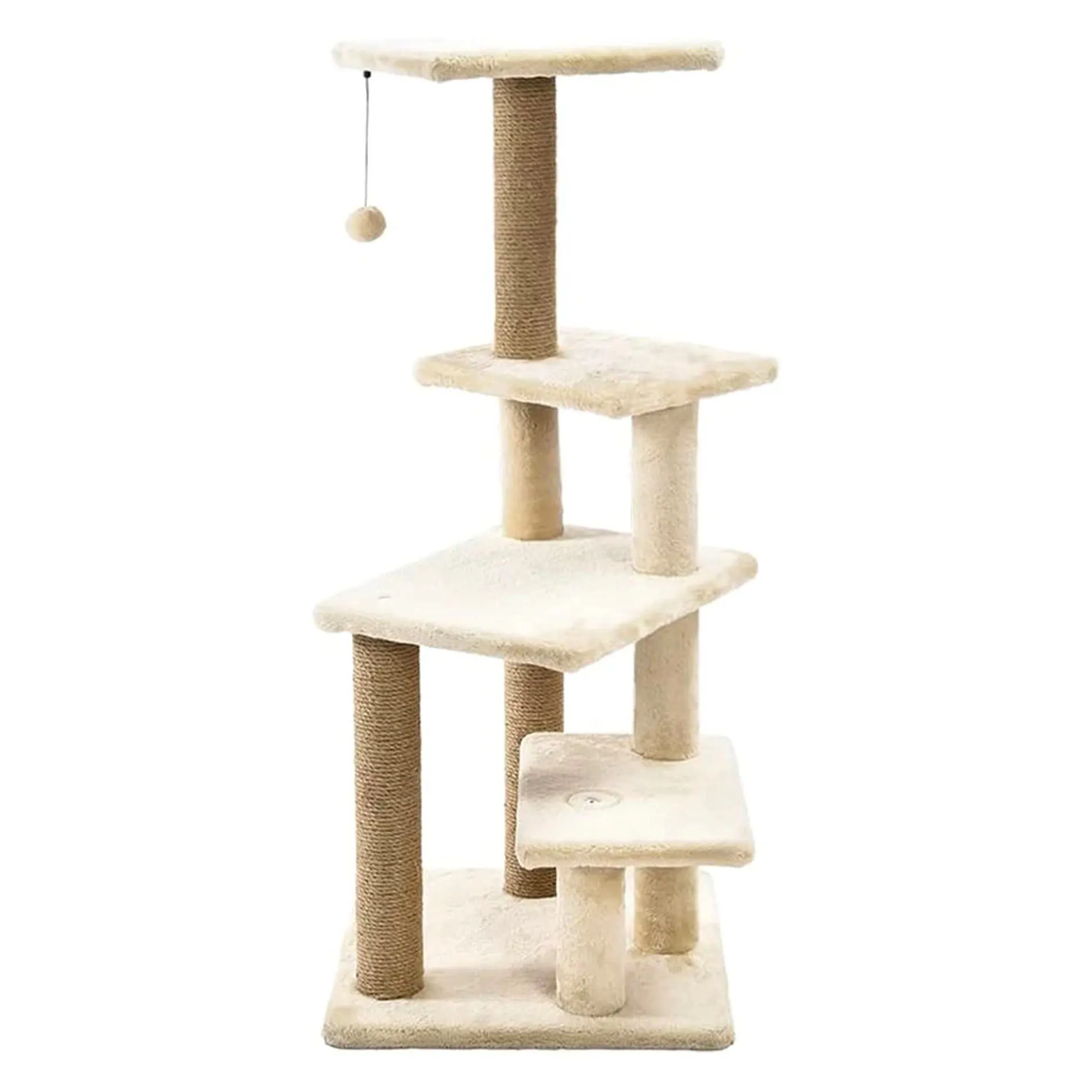 Amazon Basics Multi-Platform Cat Condo Tree Tower With Scratching Post