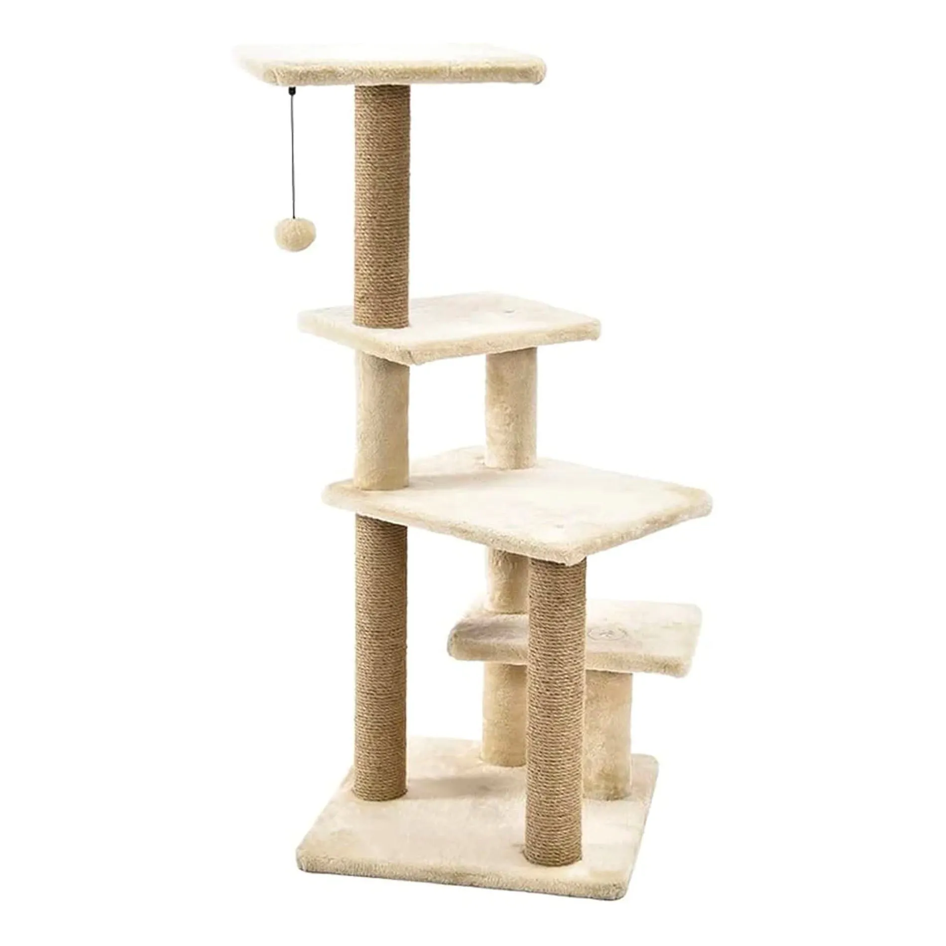 Amazon Basics Multi-Platform Cat Condo Tree Tower With Scratching Post