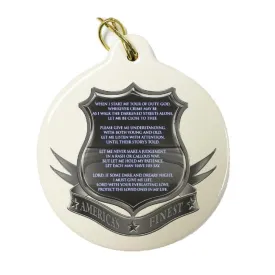 America's Finest Police Christmas Ornament