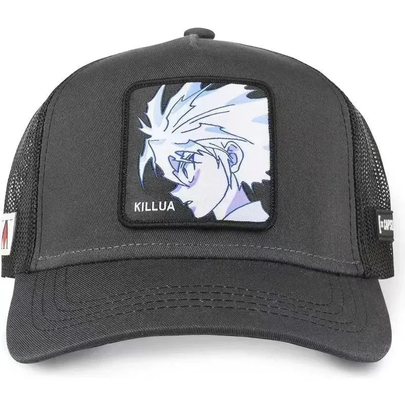 Anime Hunter  Hunter Trucker Mesh Hat - Featuring Killua Gon and Hisoka