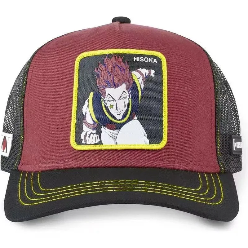 Anime Hunter  Hunter Trucker Mesh Hat - Featuring Killua Gon and Hisoka