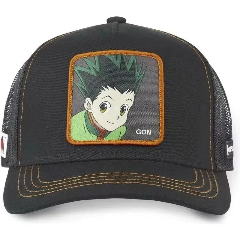 Anime Hunter  Hunter Trucker Mesh Hat - Featuring Killua Gon and Hisoka