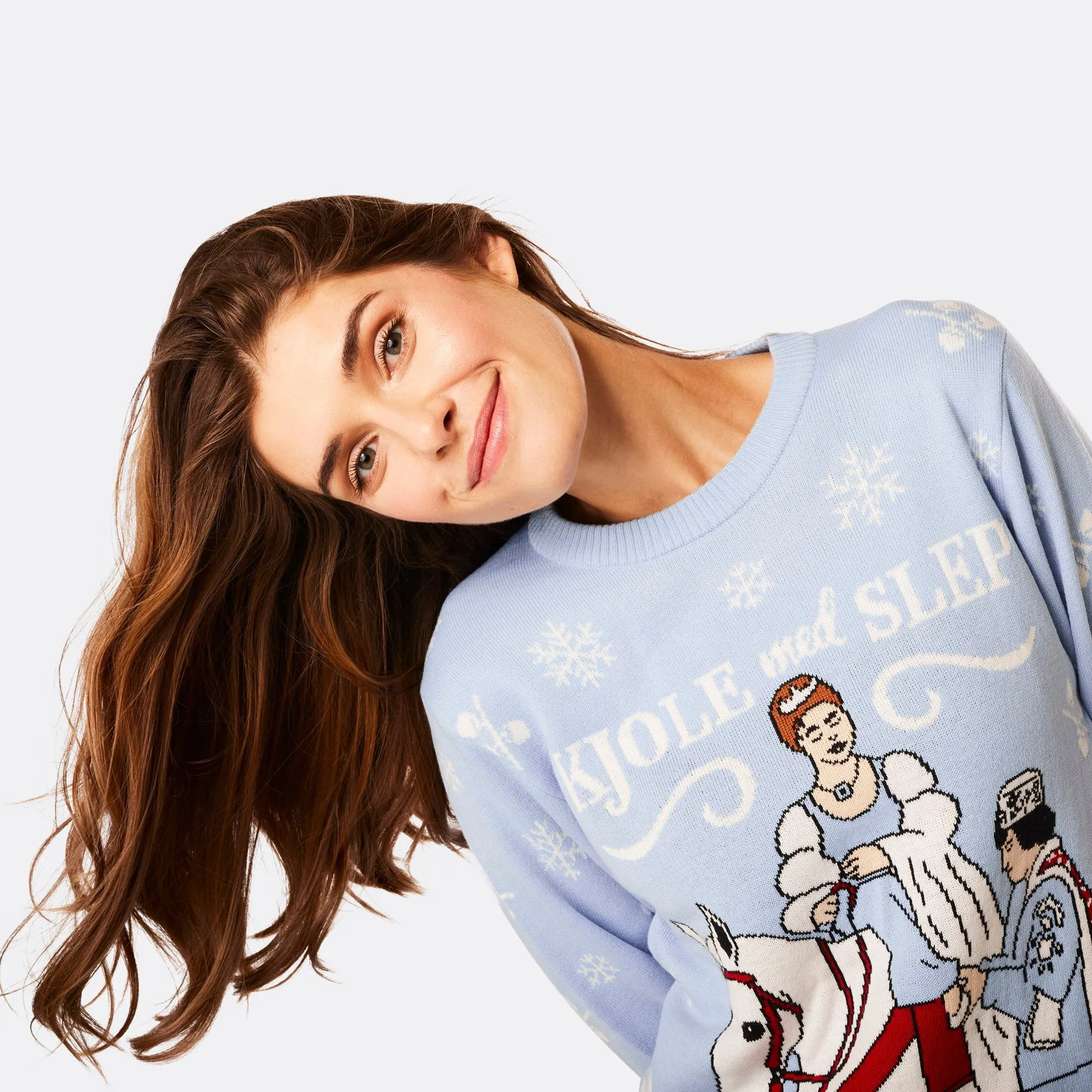 Enchanting Christmas Sweater for Women - Cinderella-Themed Design