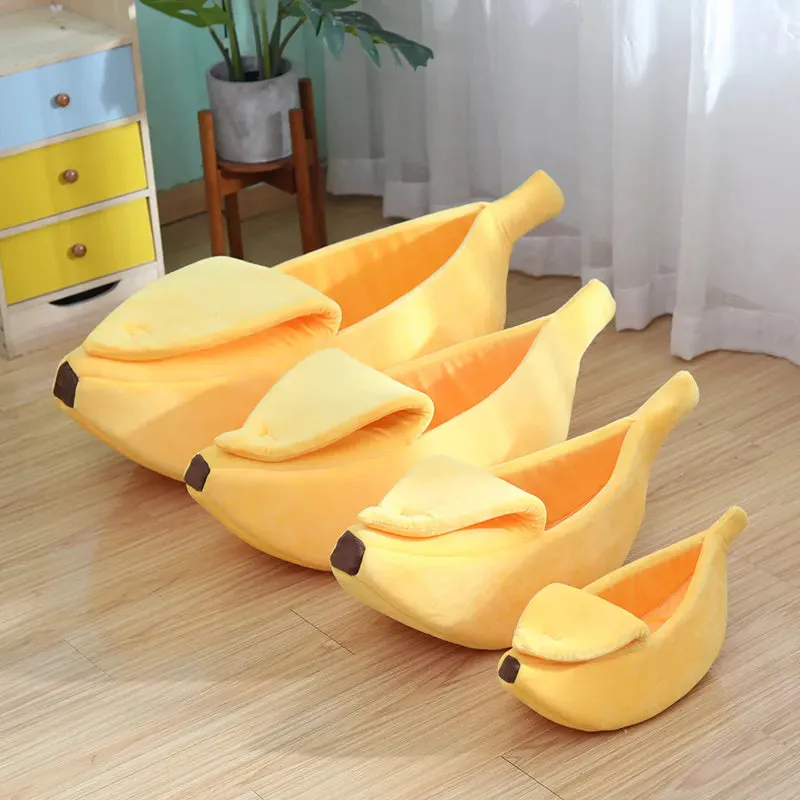 Banana Shaped Home Pet Bed