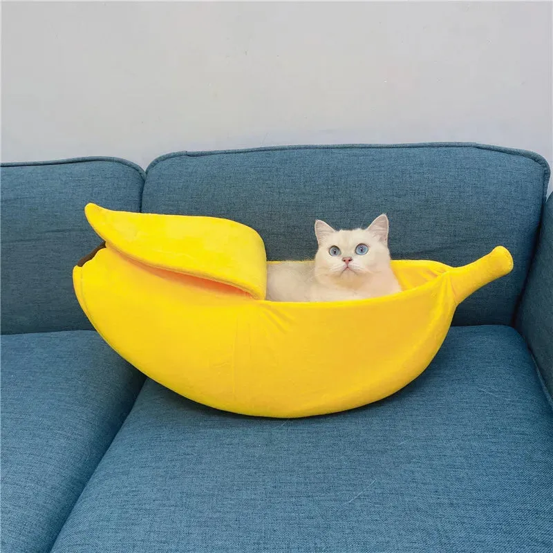 Banana Shaped Home Pet Bed