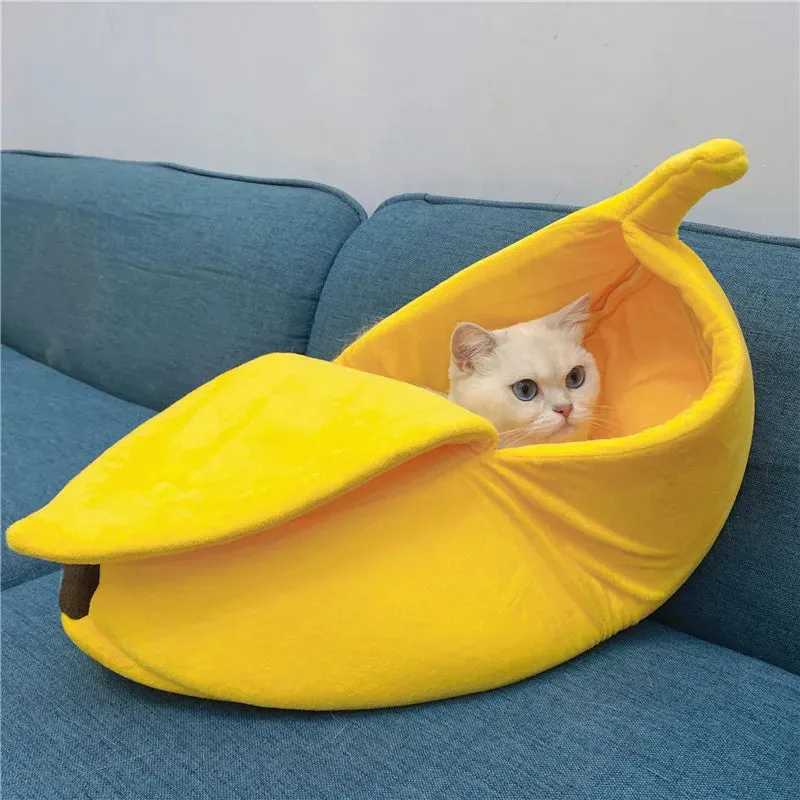 Banana Shaped Home Pet Bed