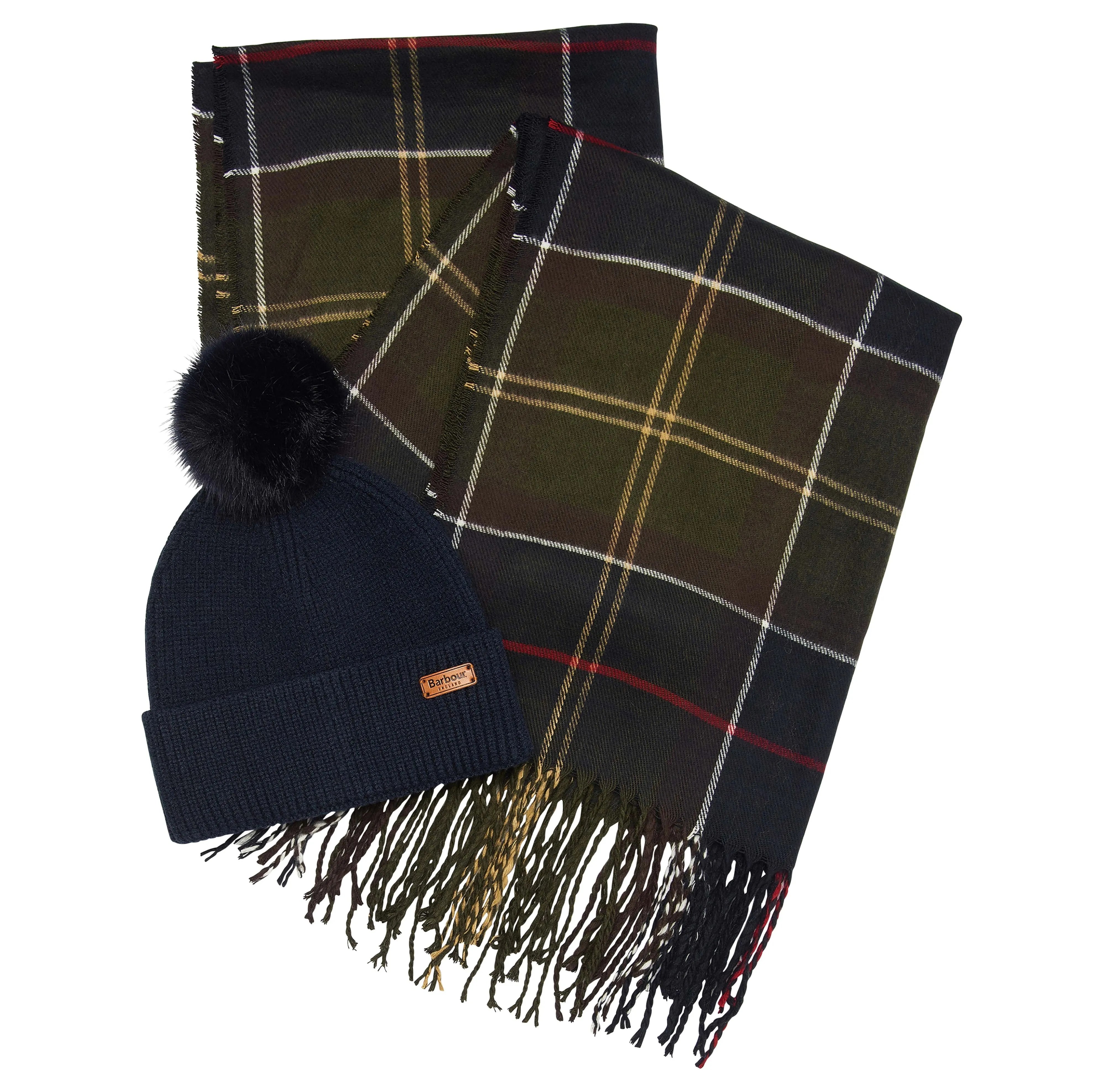 Barbour Dover Beanie and Scarf Gift Set