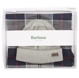 Barbour Swinton Beanie and Galingale Scarf Gift Set