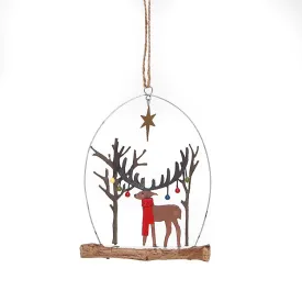 Bauble Stag Hanging Decoration from Shoeless Joe