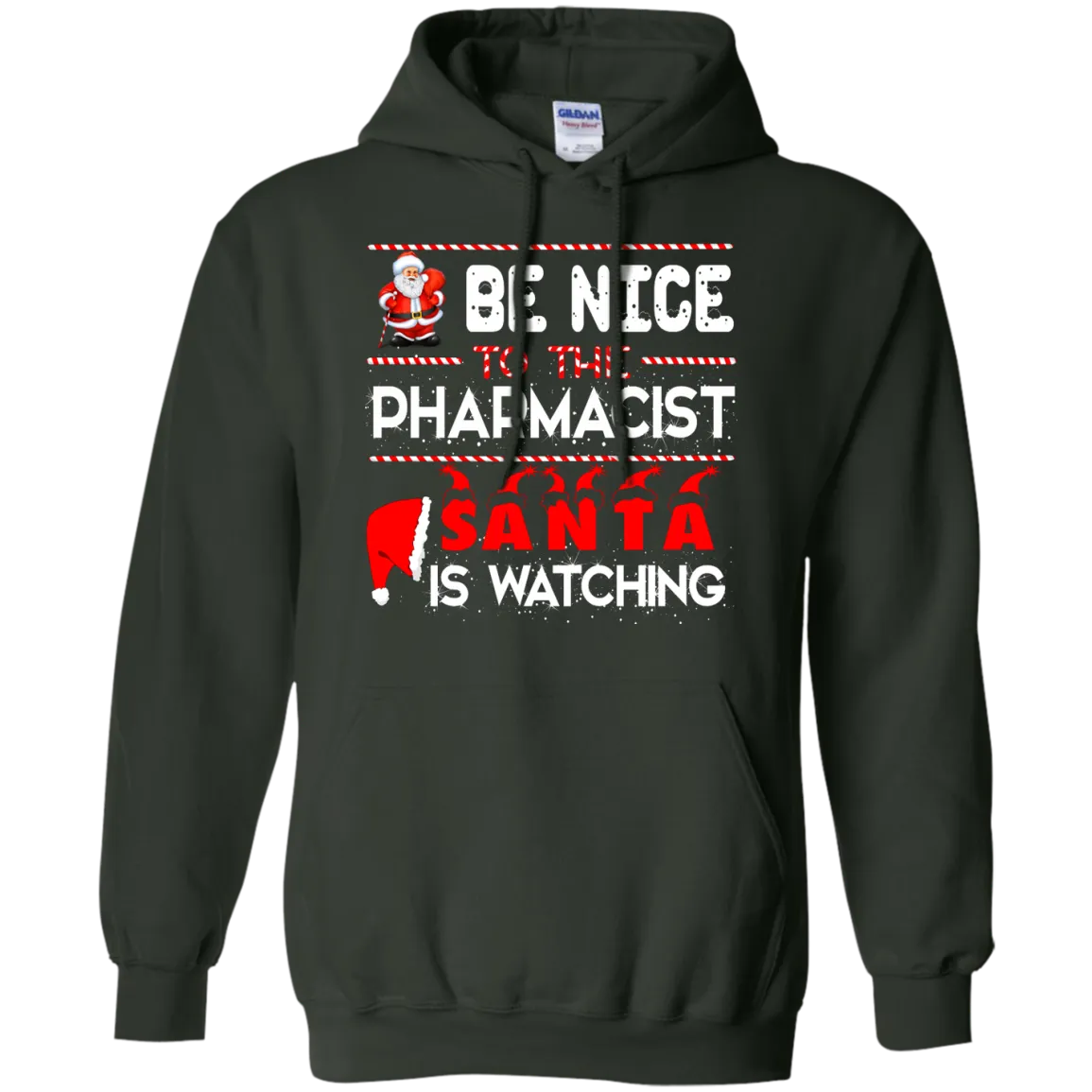 Be Nice To The Pharmacist Santa is Watching Shirt