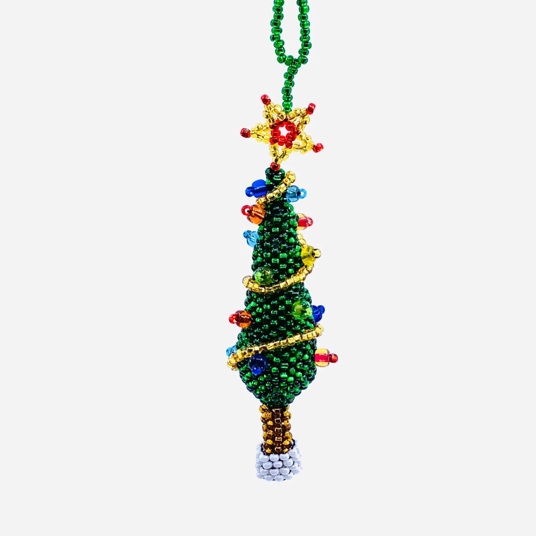 Beaded Christmas Ornament 5, Christmas Tree