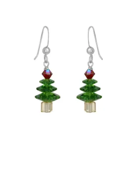 Beaded Holiday Tree Dangles