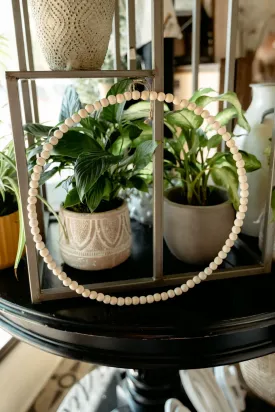 Beaded Hoop Wreath