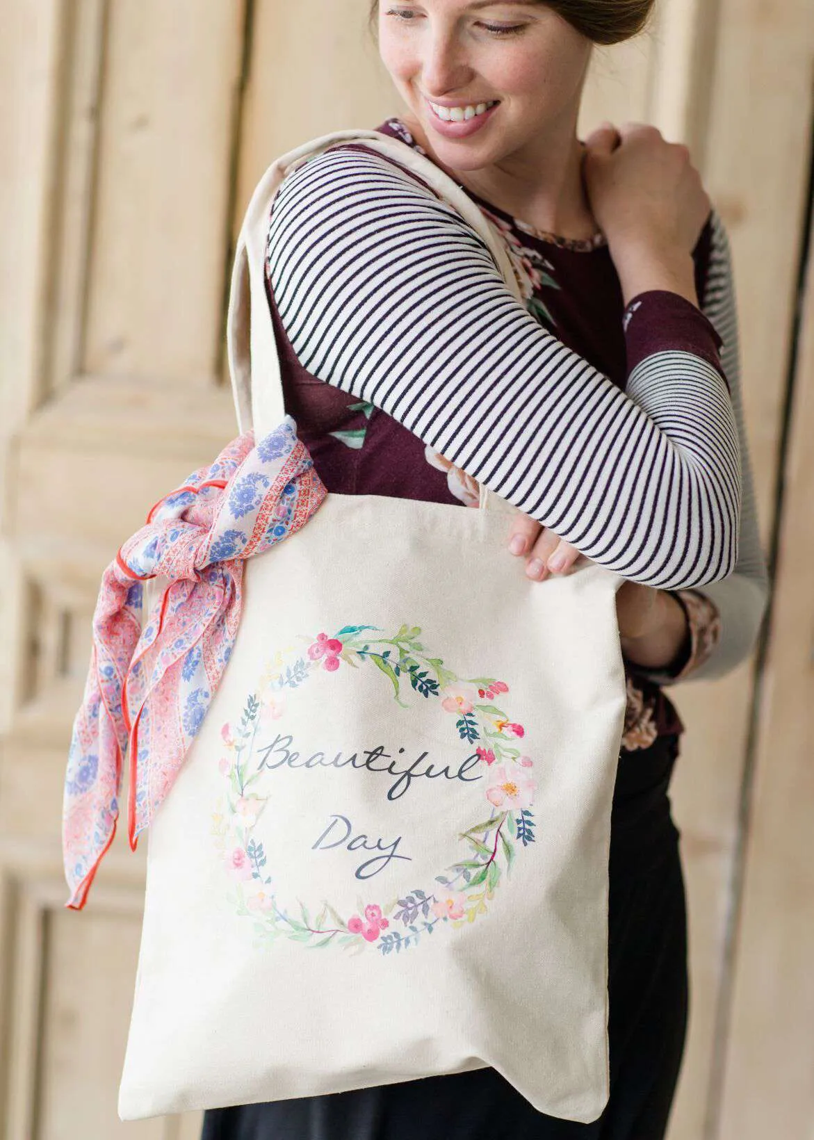 Beautiful Day Canvas Tote