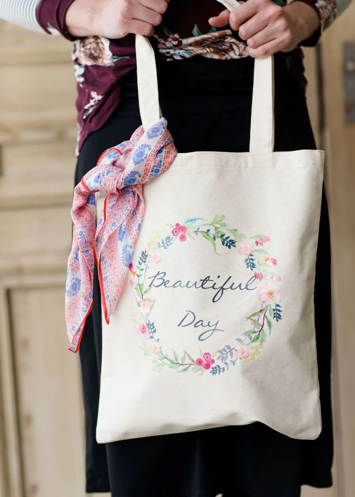 Beautiful Day Canvas Tote