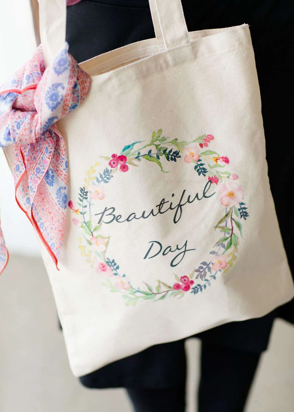 Beautiful Day Canvas Tote