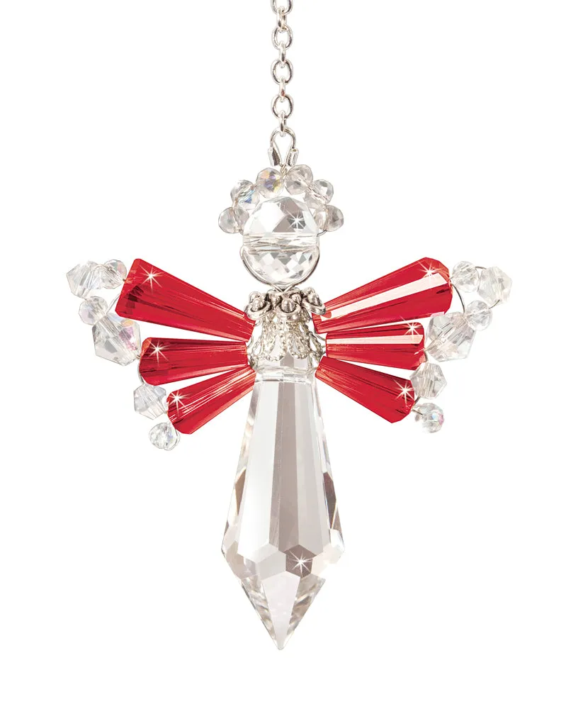 Birthstone Angels Crystal Suncatcher Ornaments