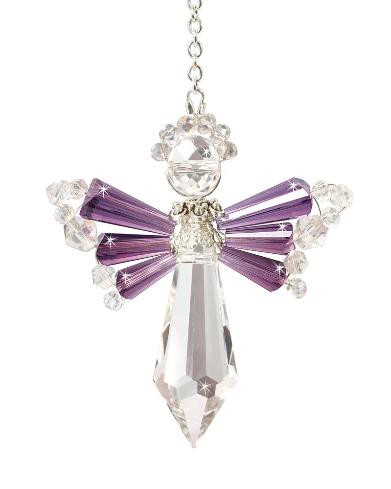 Birthstone Angels Crystal Suncatcher Ornaments