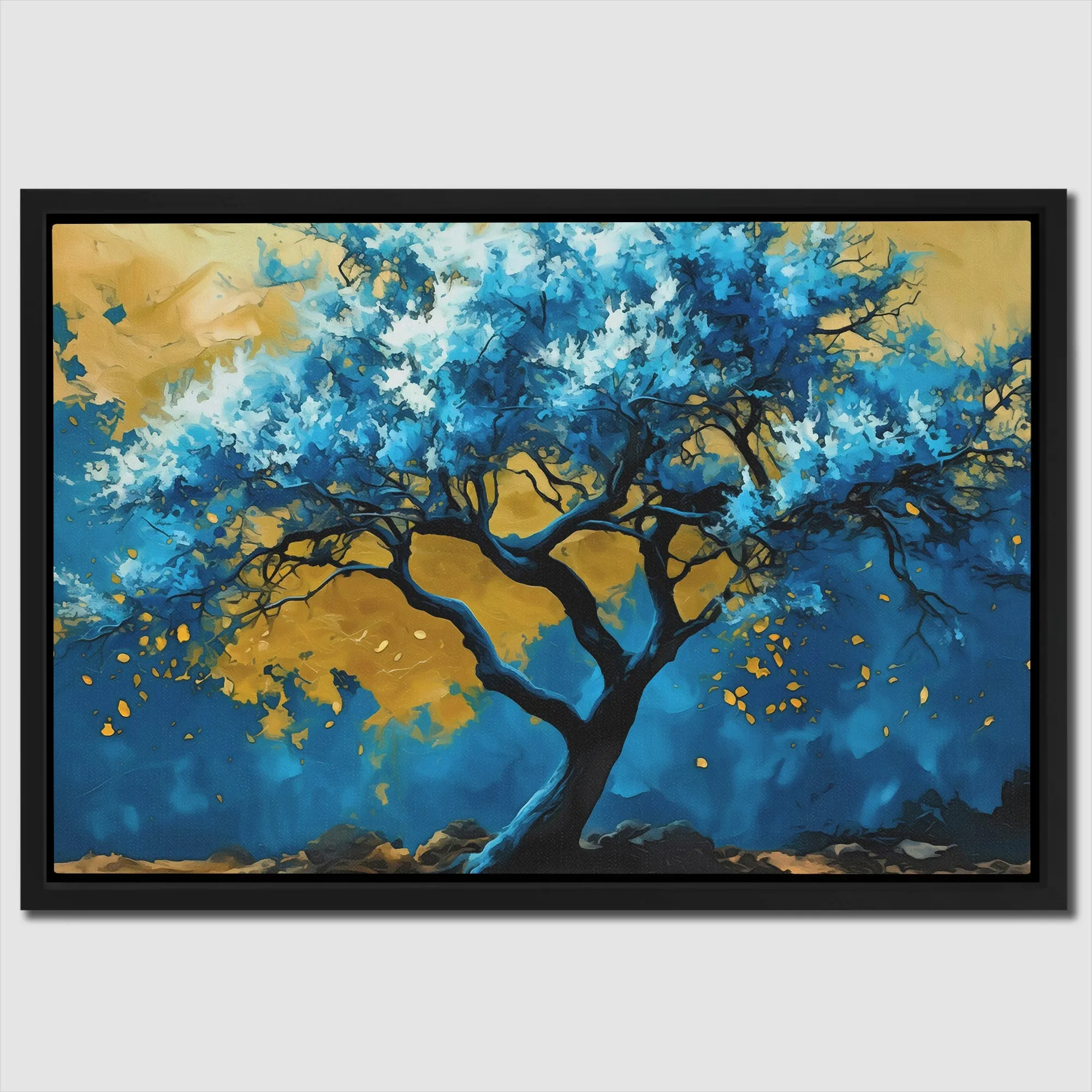 Blue Gold Tree