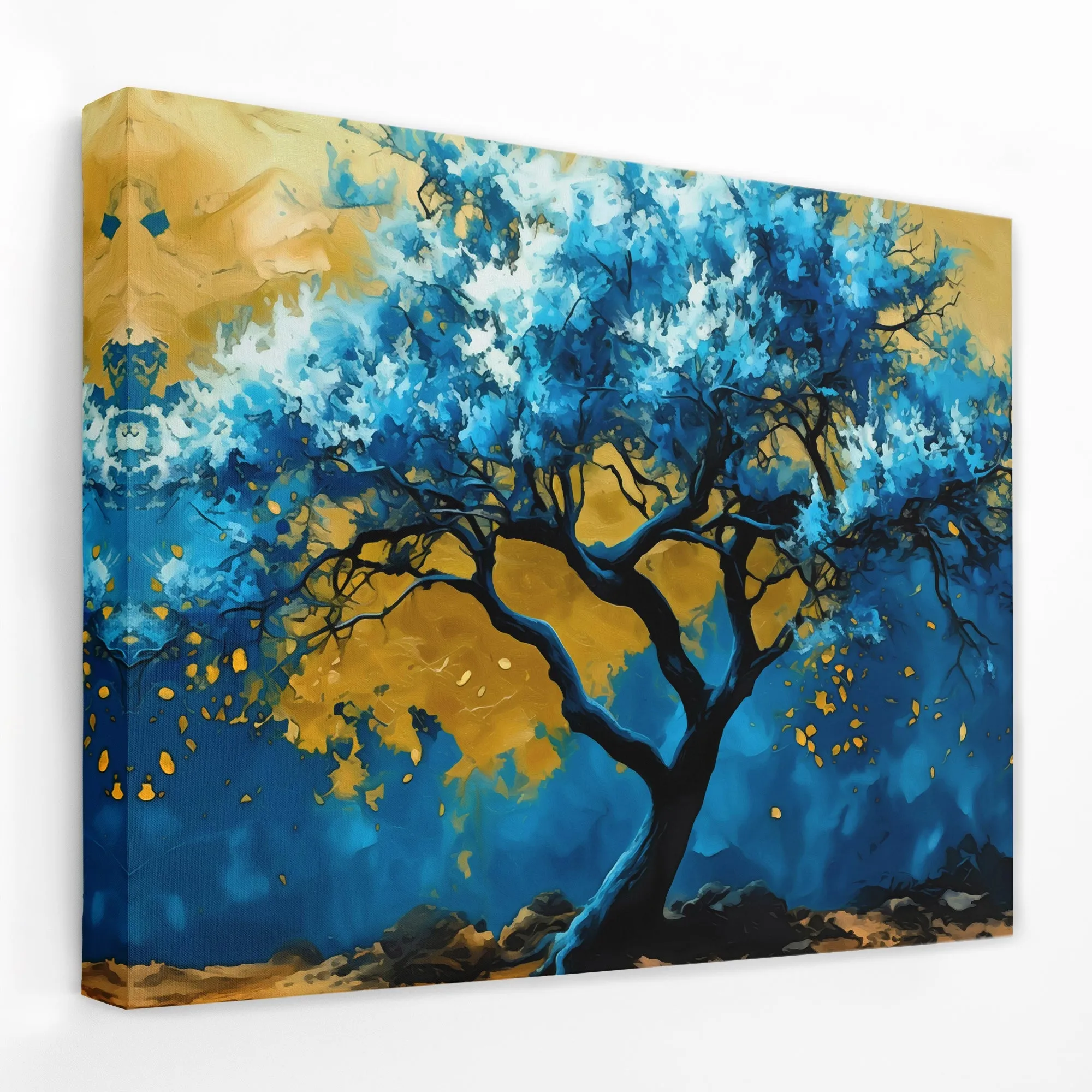 Blue Gold Tree