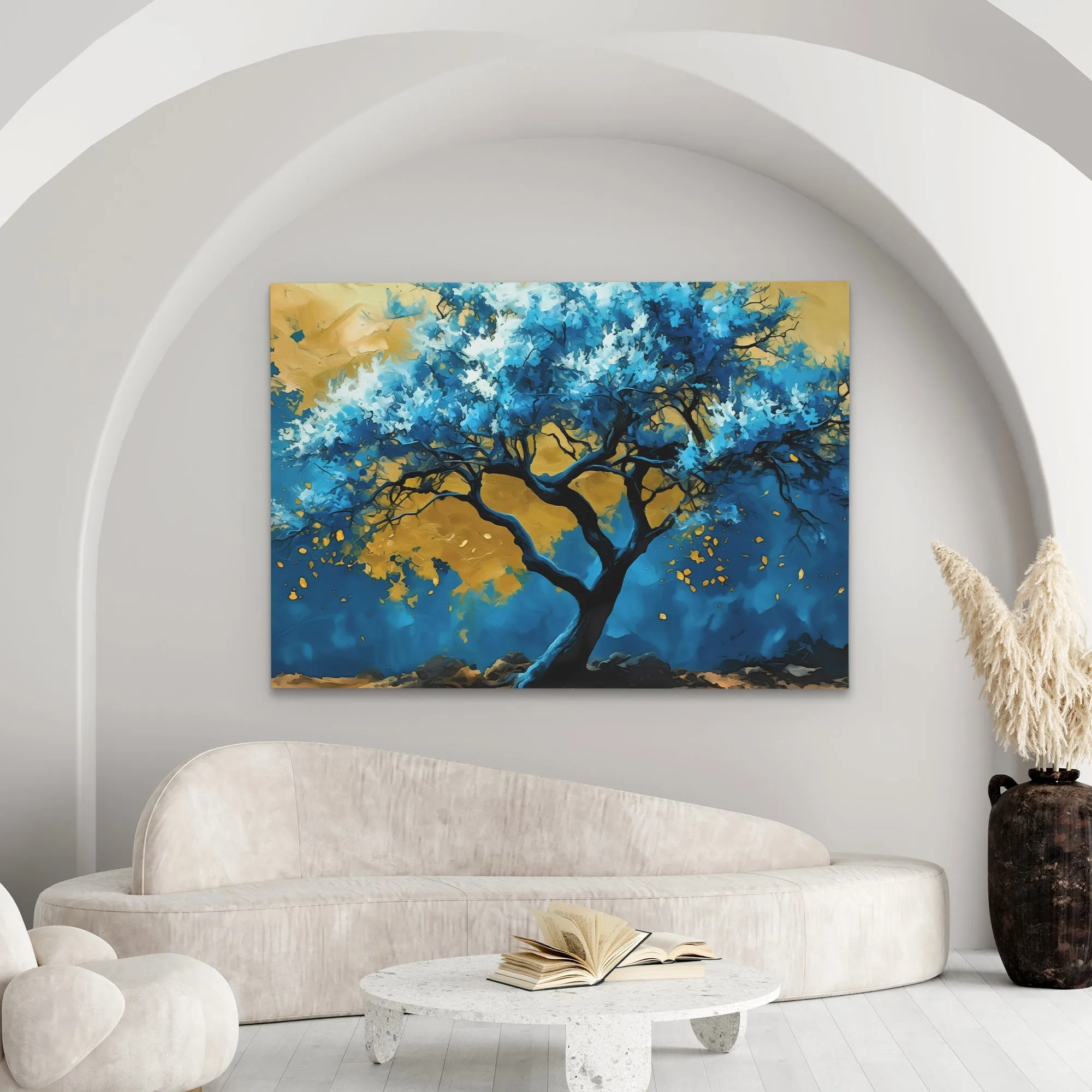 Blue Gold Tree