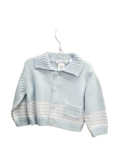 Boys Knit Sweater Blue/White